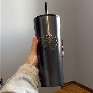 Starbucks large travel black matte tumblr